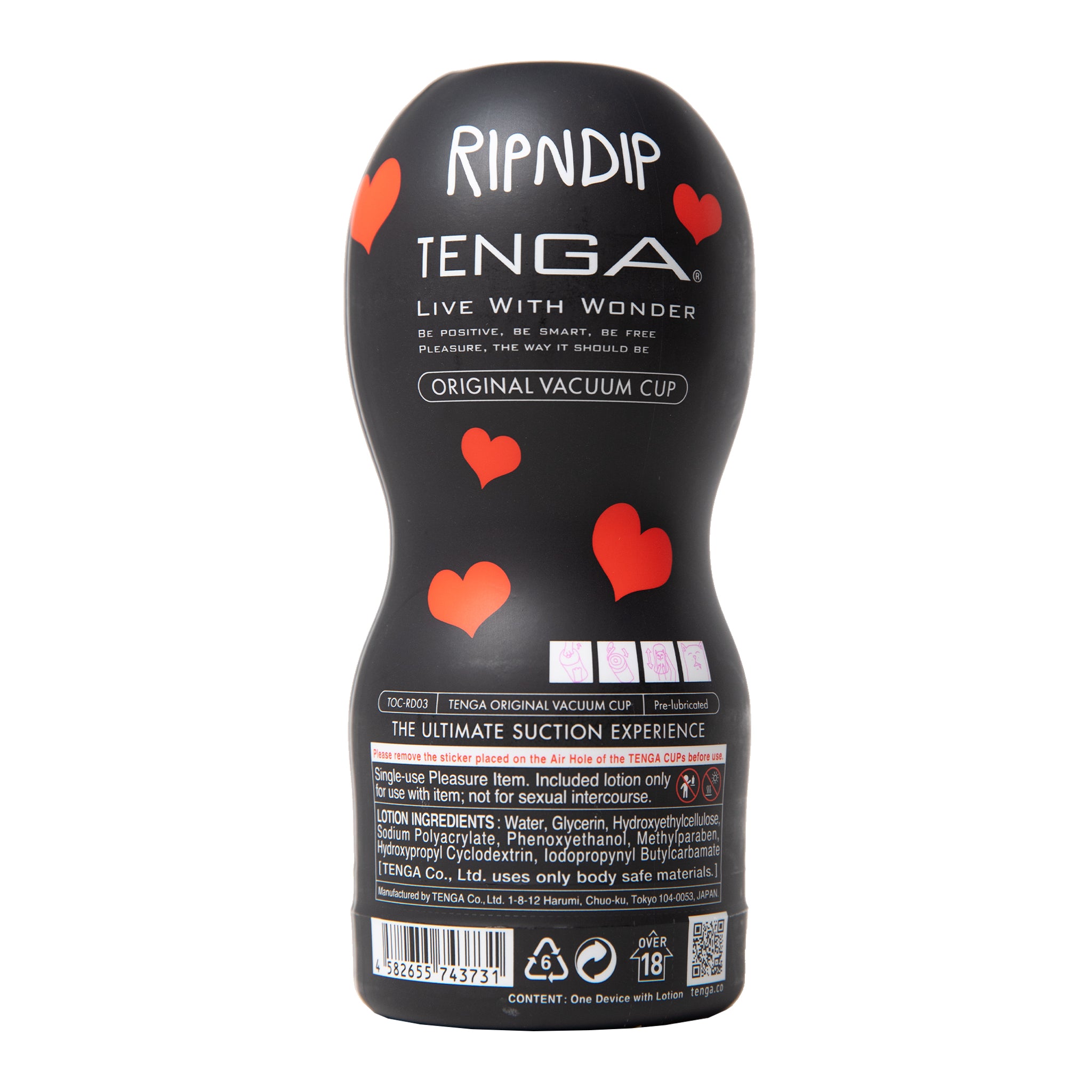 RIPNDIP Nermal Loves RIPNDIP Tenga (Black)