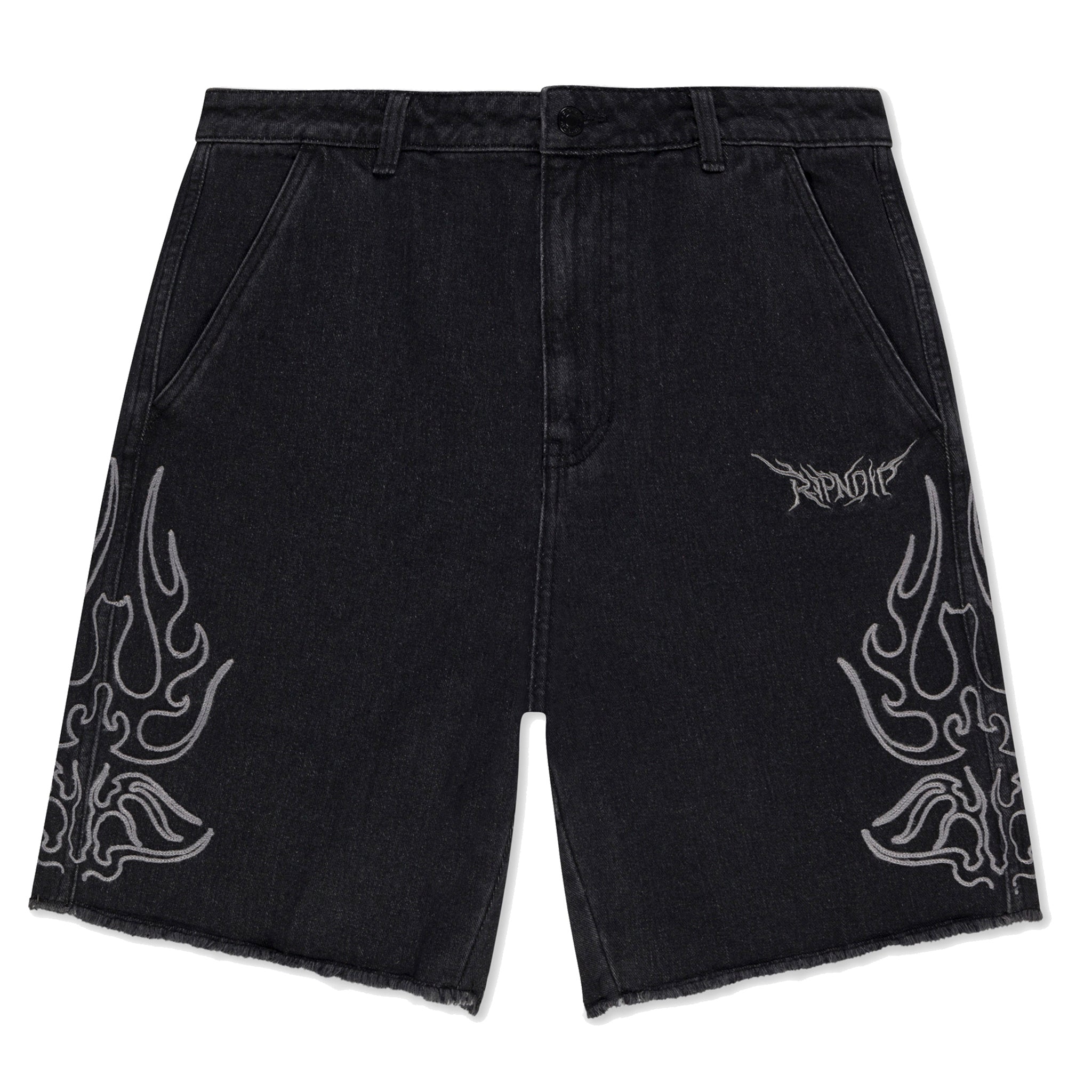 RIPNDIP Volt Denim Shorts (Black)