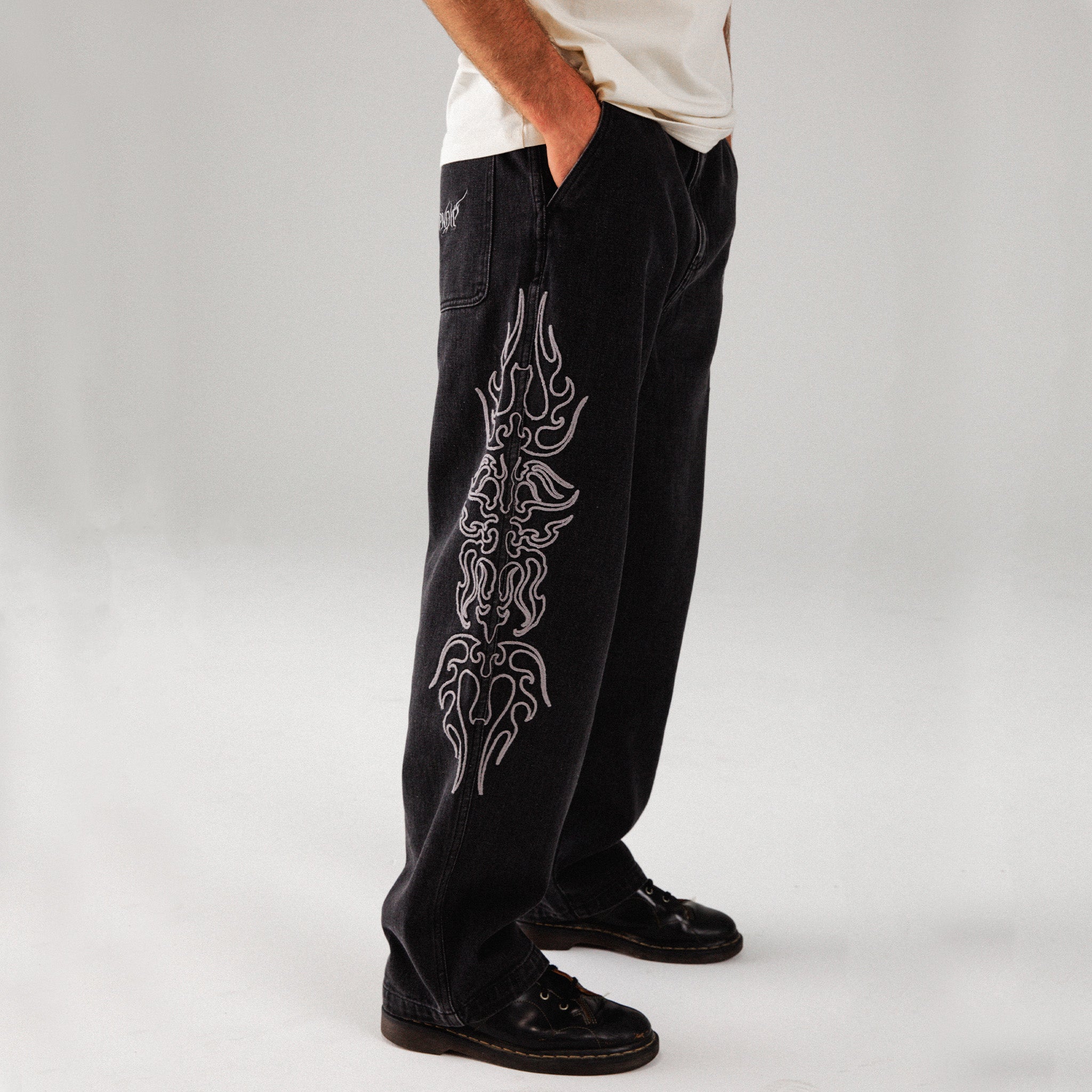 RIPNDIP Volt Denim Pants (Black)