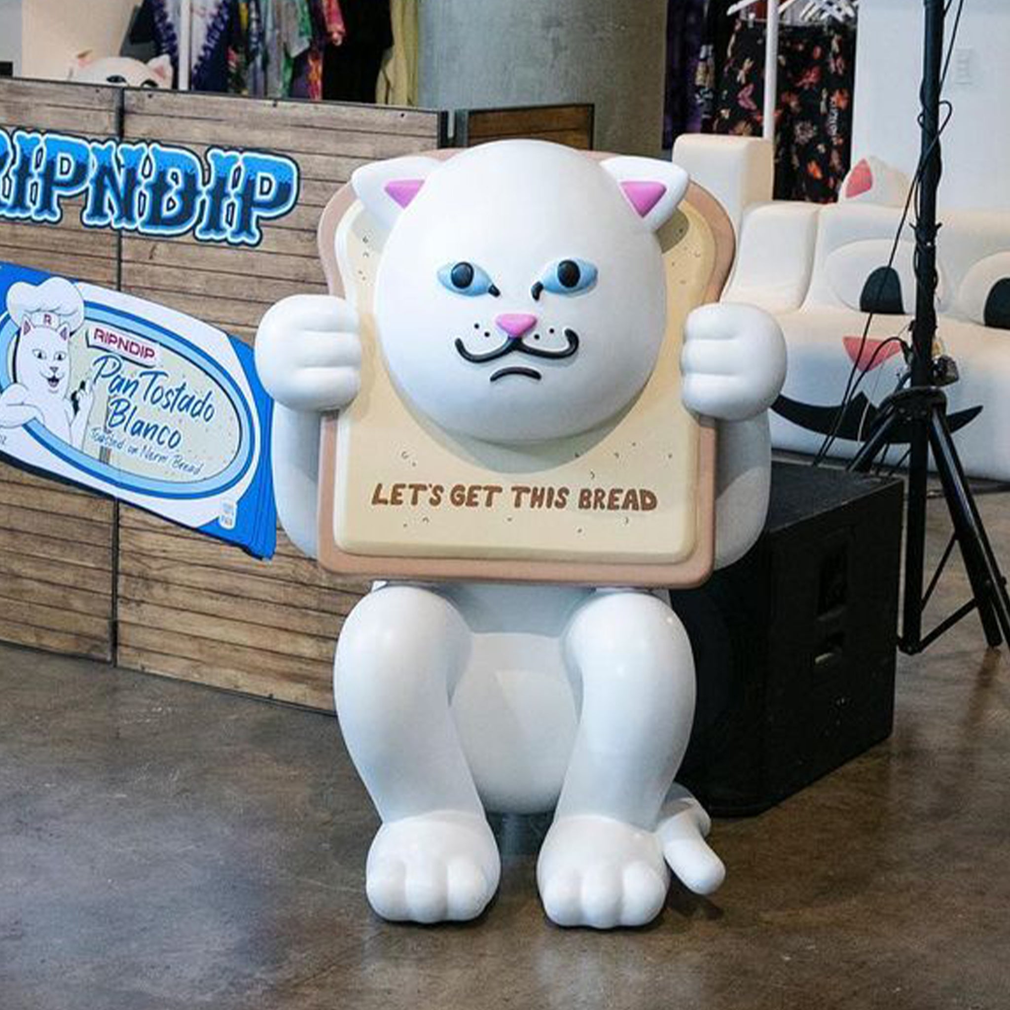 Lets Get This Bread 4 Foot Figure – RIPNDIP
