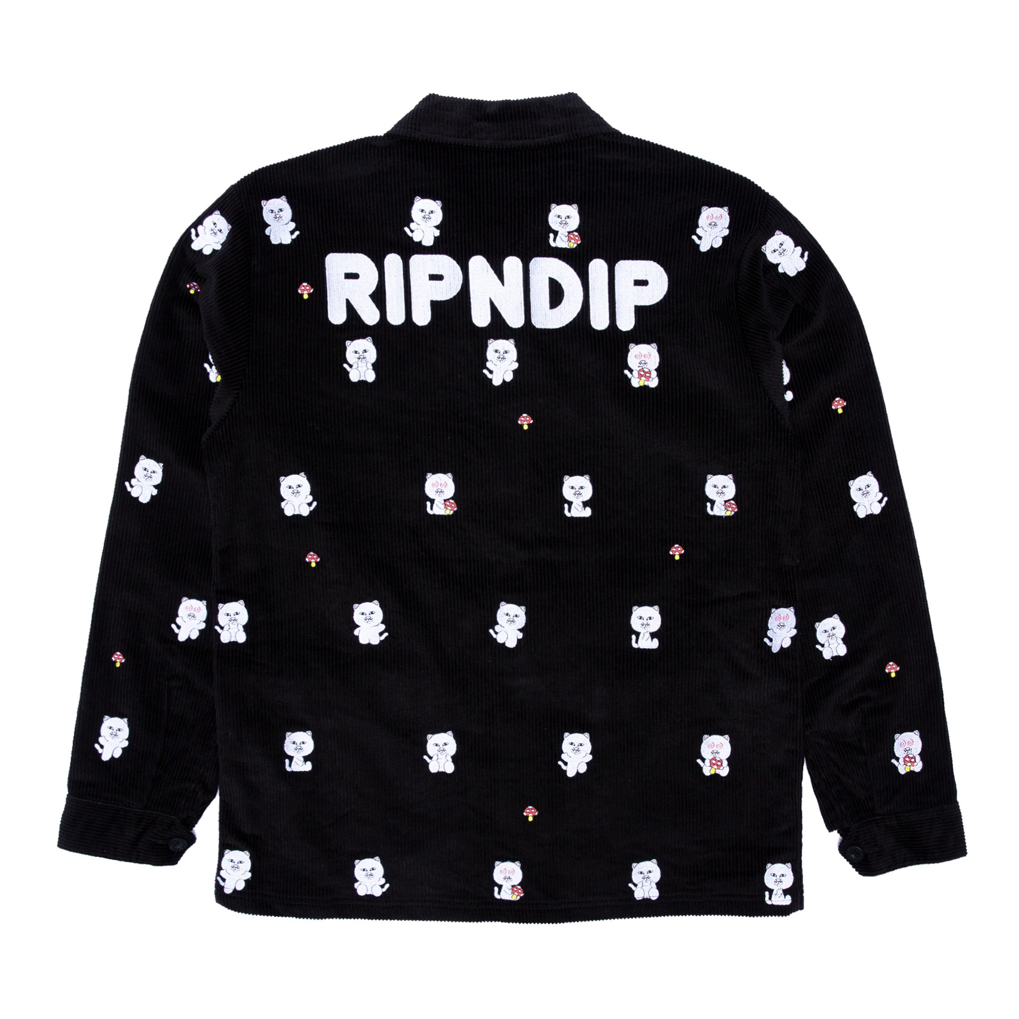 RIPNDIP Hello Nermy Corduroy Jacket (Black)