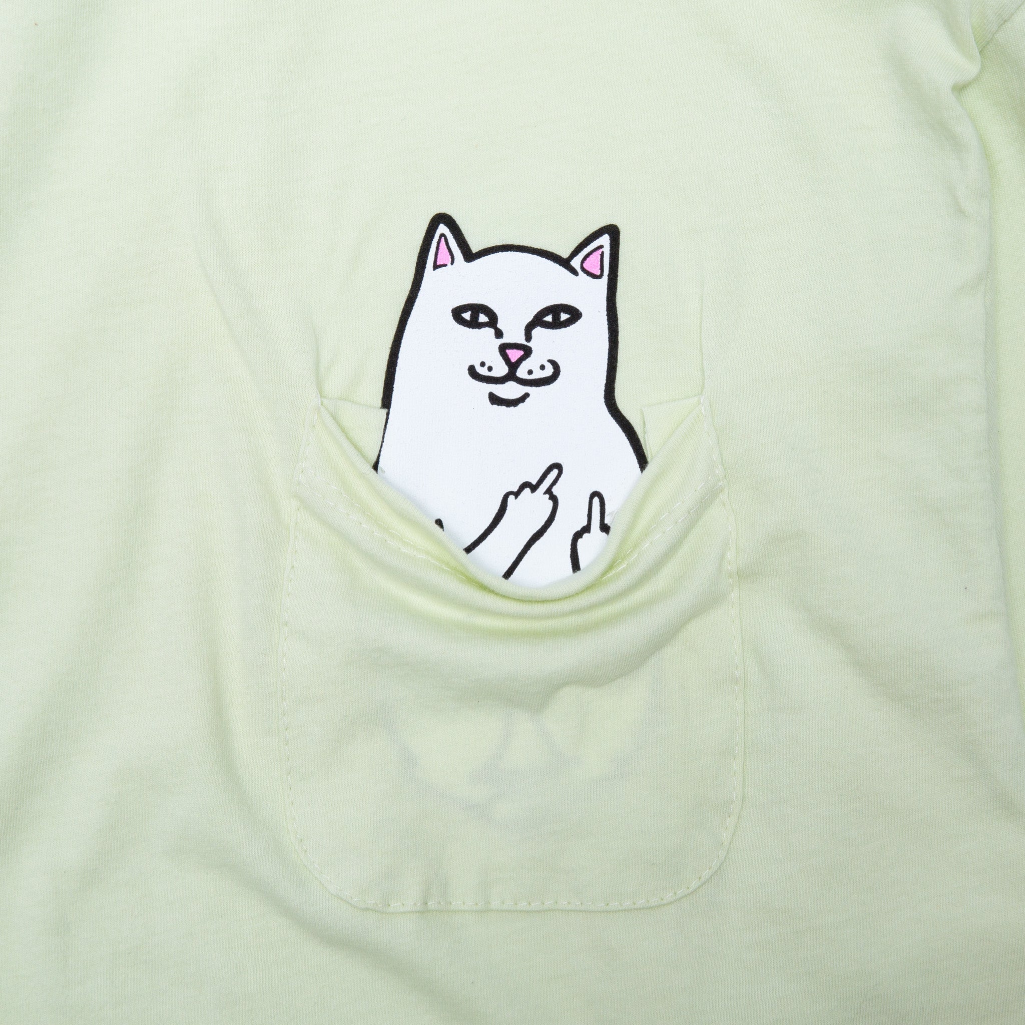 RIPNDIP Lord Nermal Pocket Long Sleeve (Light Lime)