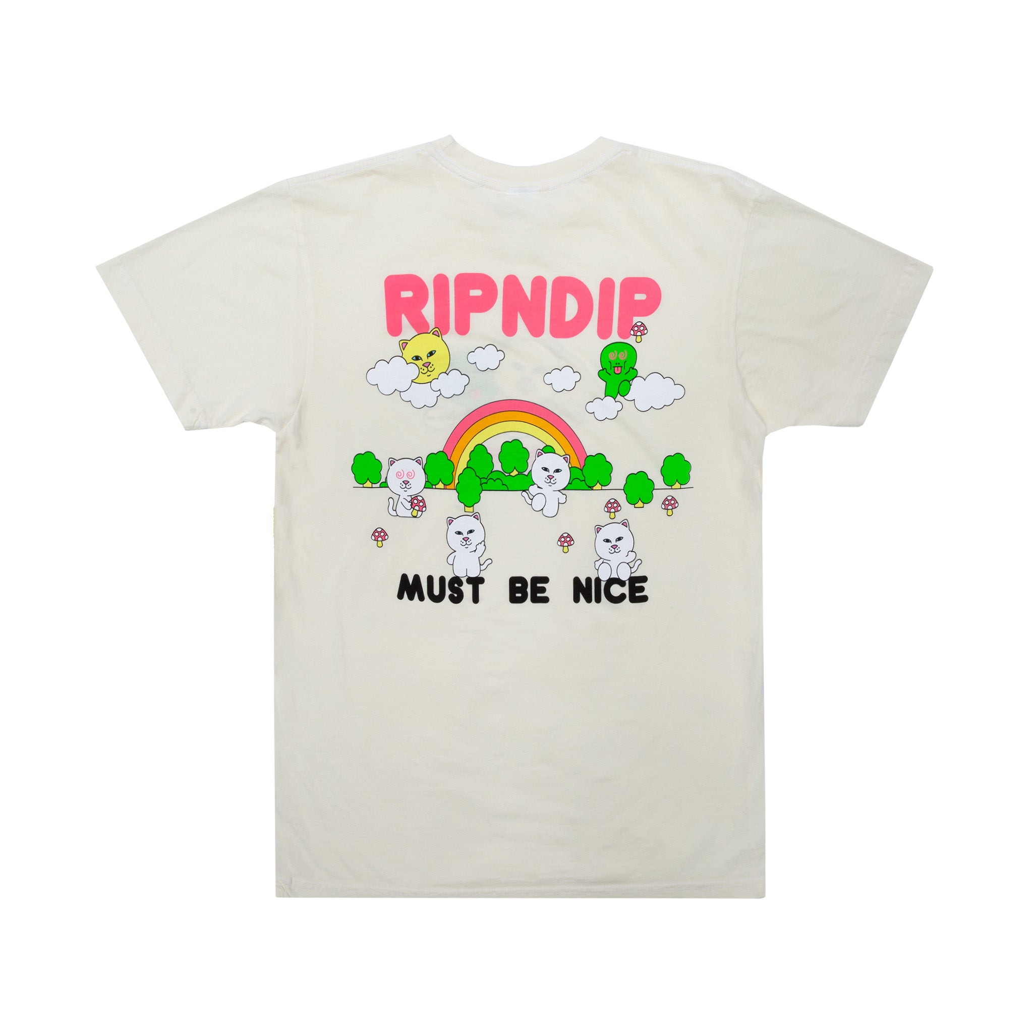 Face Split Tee (Black) – RIPNDIP