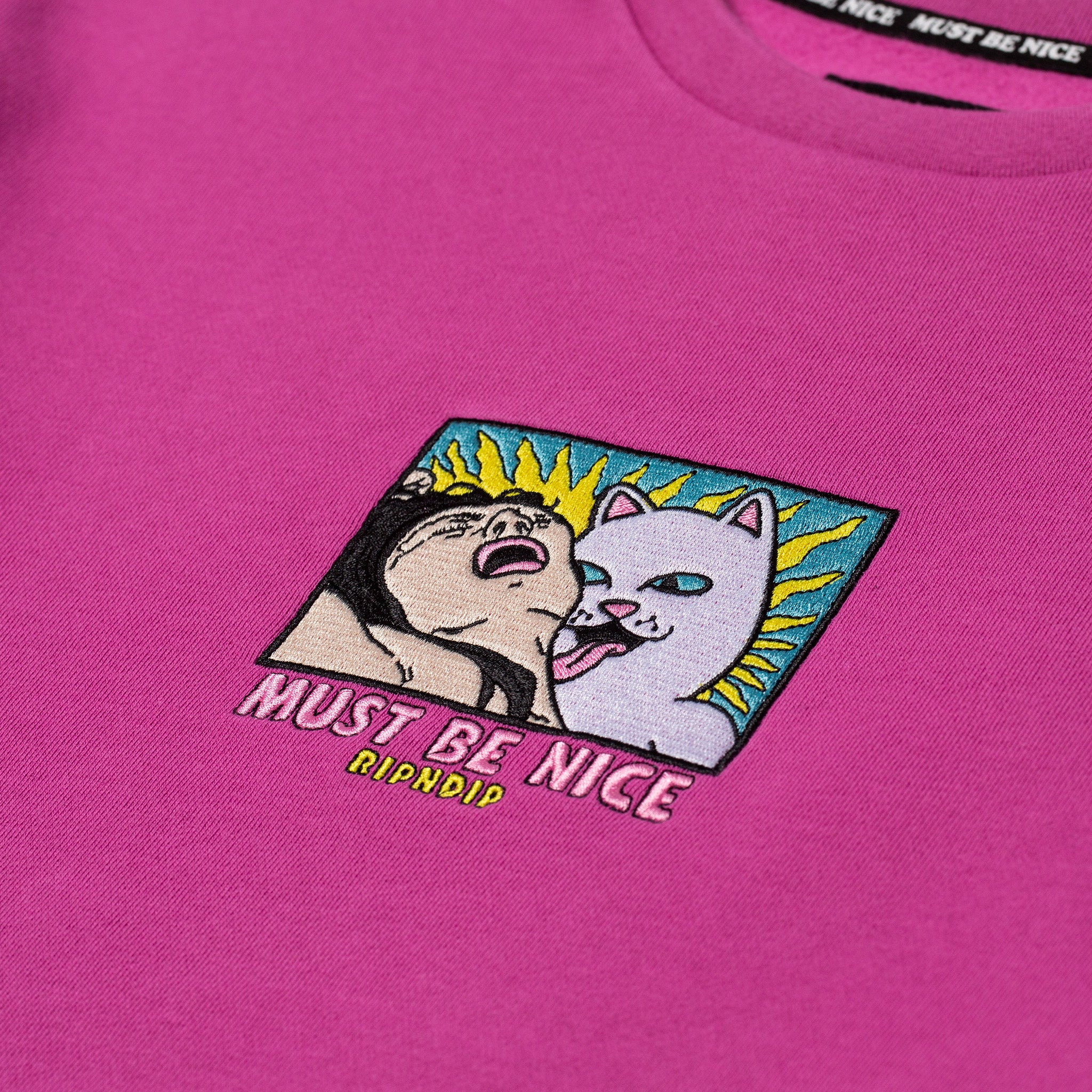 RipNDip Lady Friend Crewneck (Fuchsia)