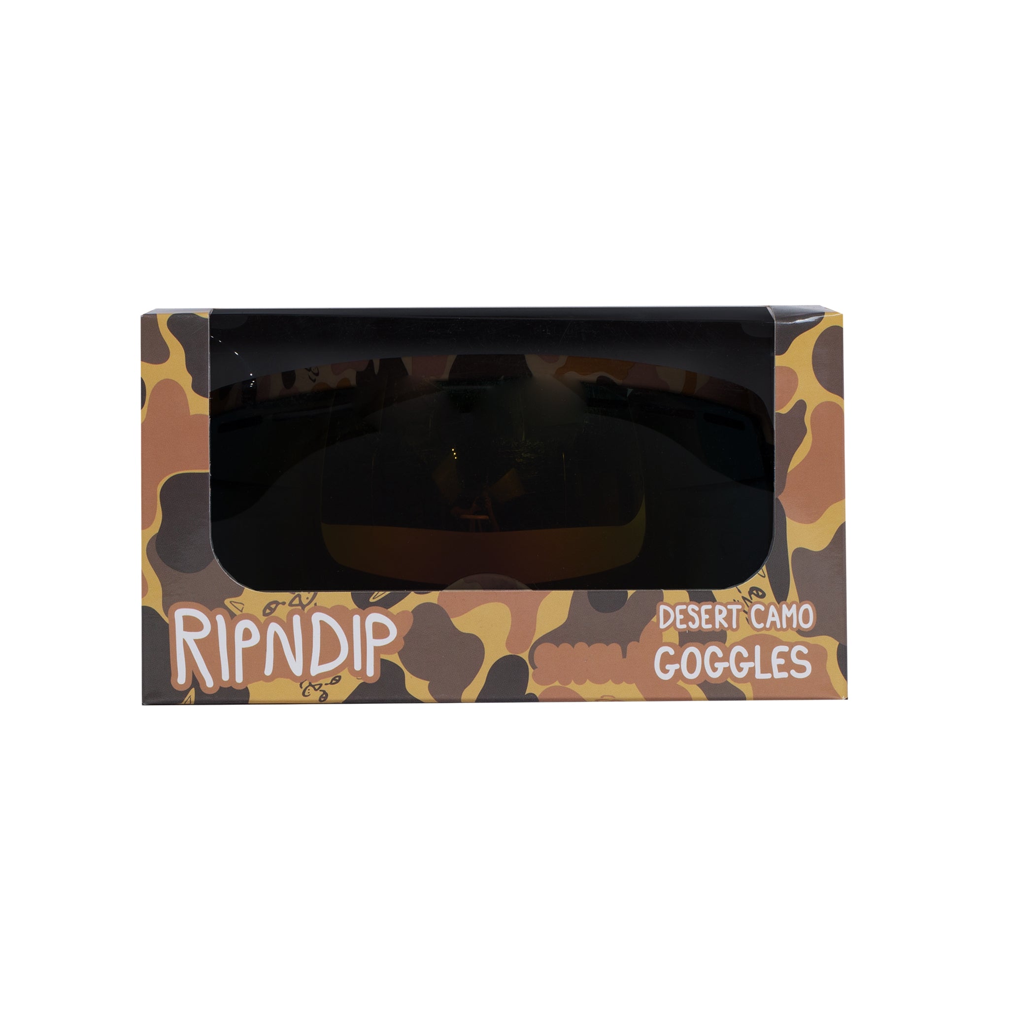 RipNDip RIPNDIP Camo Goggles (Desert)