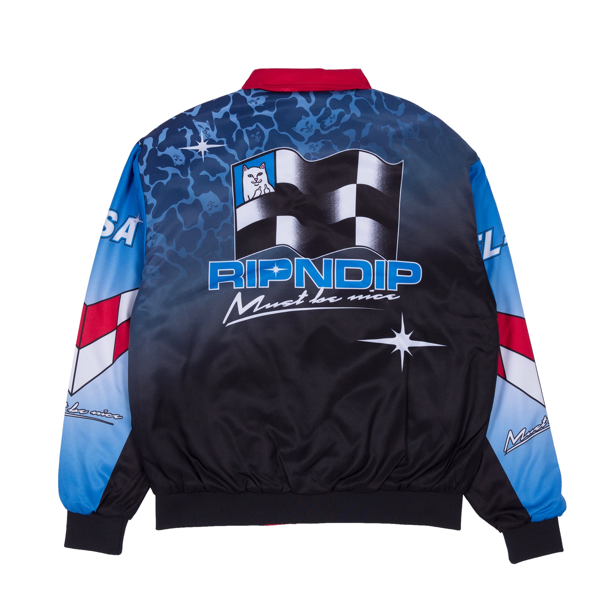 RipNDip Nascar Nerm Puffy Racing Jacket (Multi)