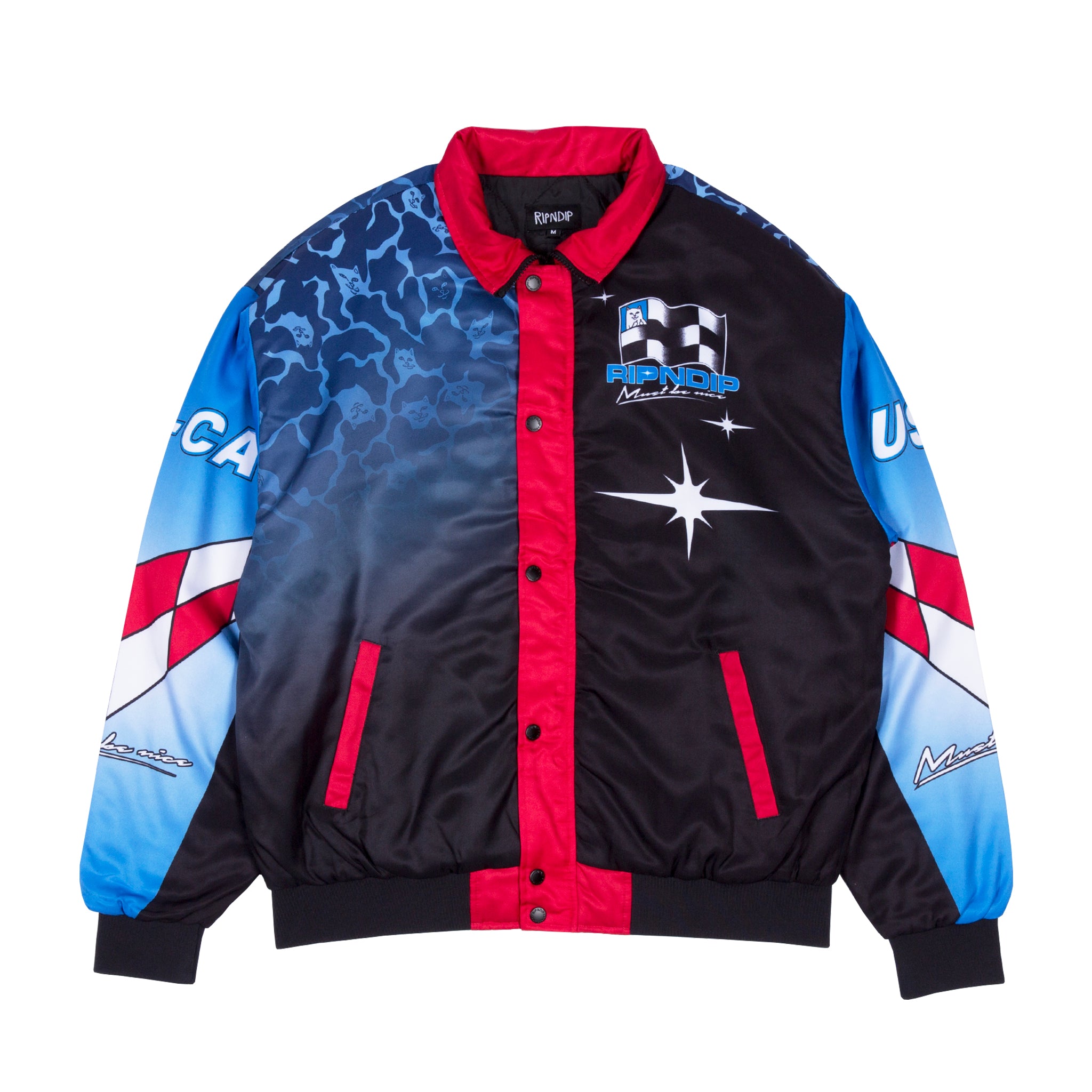 RipNDip Nascar Nerm Puffy Racing Jacket (Multi)