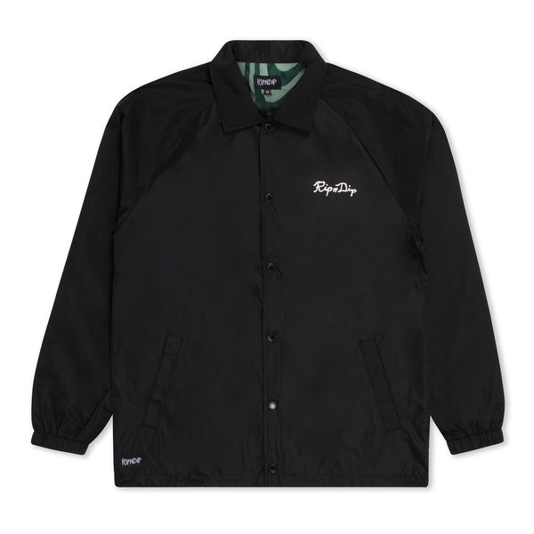 Nermali Coaches Jacket (Black) – RIPNDIP