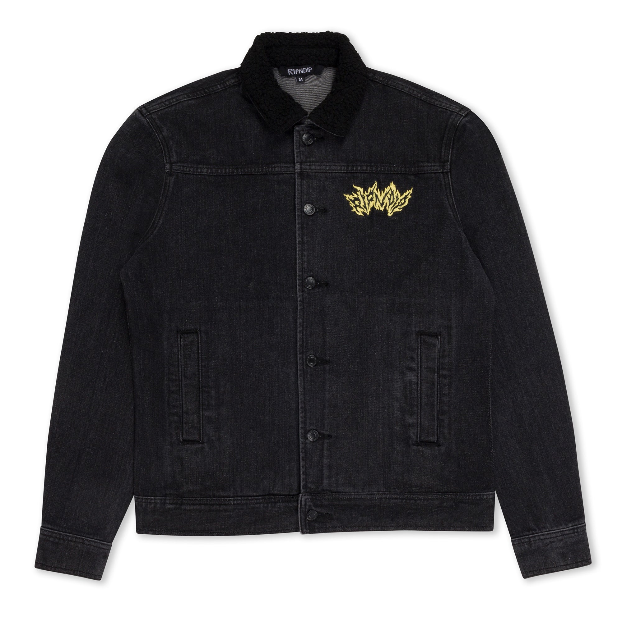 RIPNDIP Ripnlit Denim Jacket (Black Denim Wash)