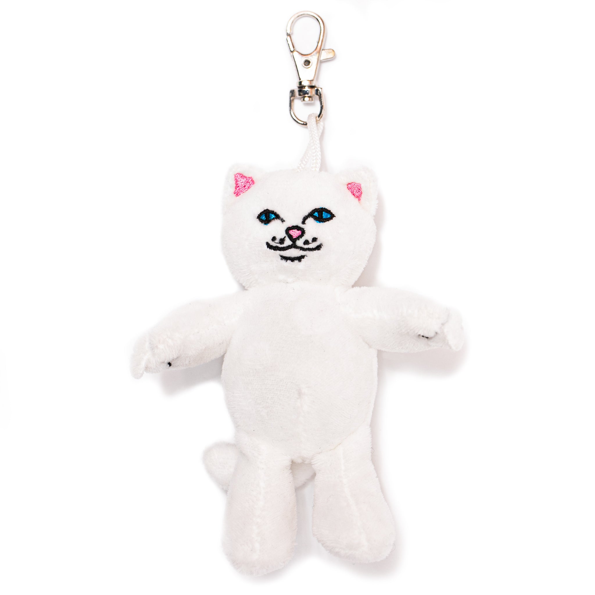 RipNDip Lord Nermal Plush Keychain (White)