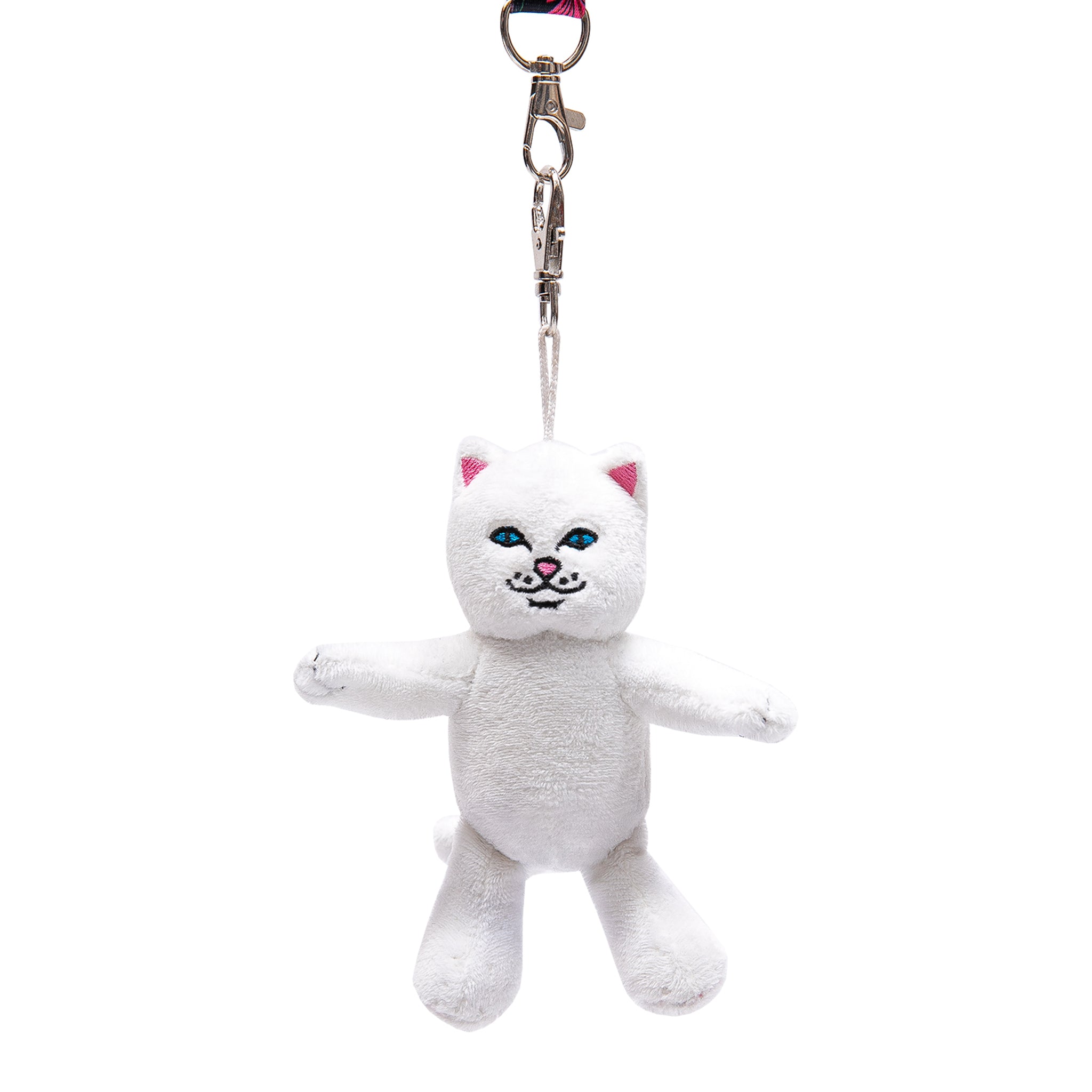 RipNDip Lord Nermal Plush Keychain (White)