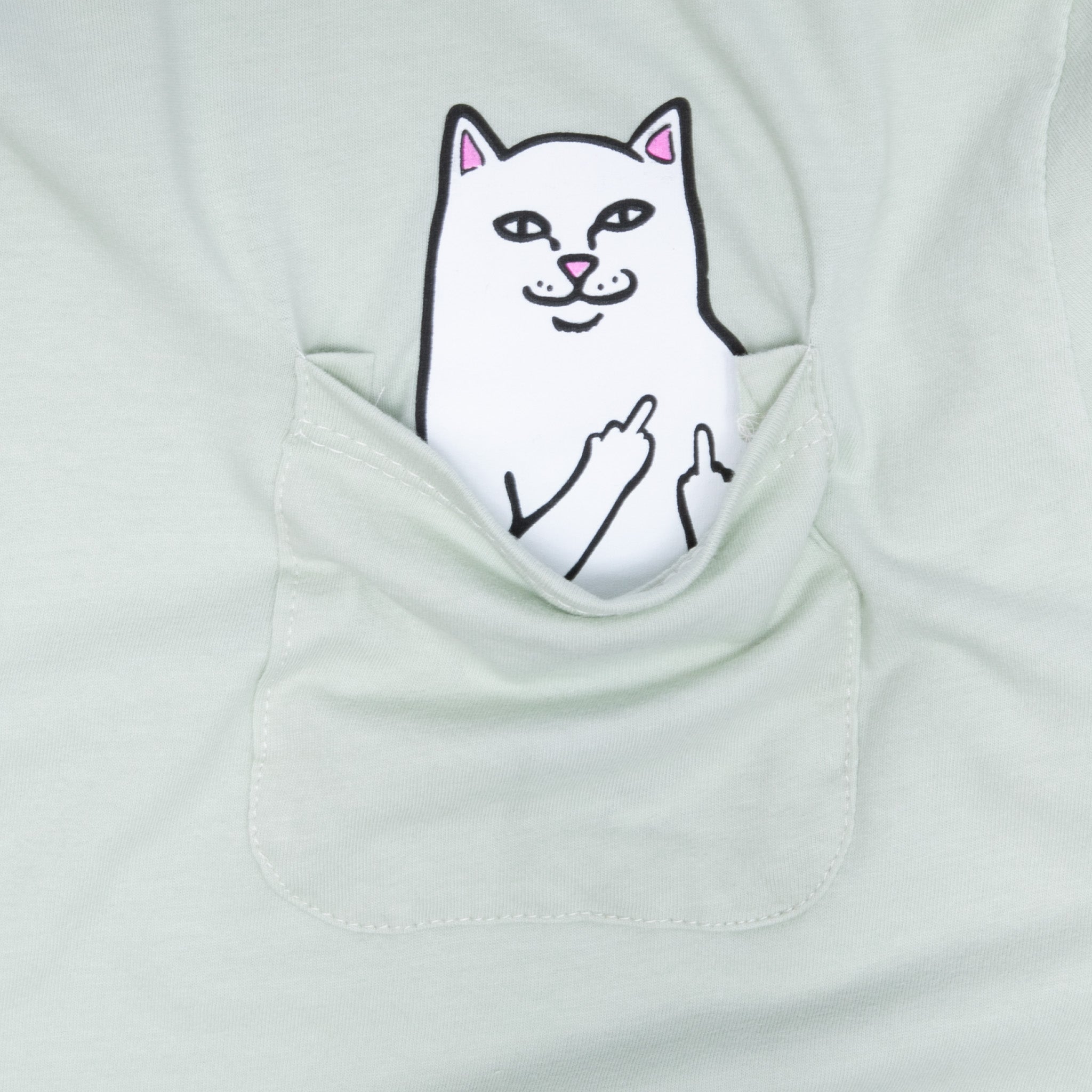 Rip n Dip Lord Nermal Pocket Tee - White - New Star