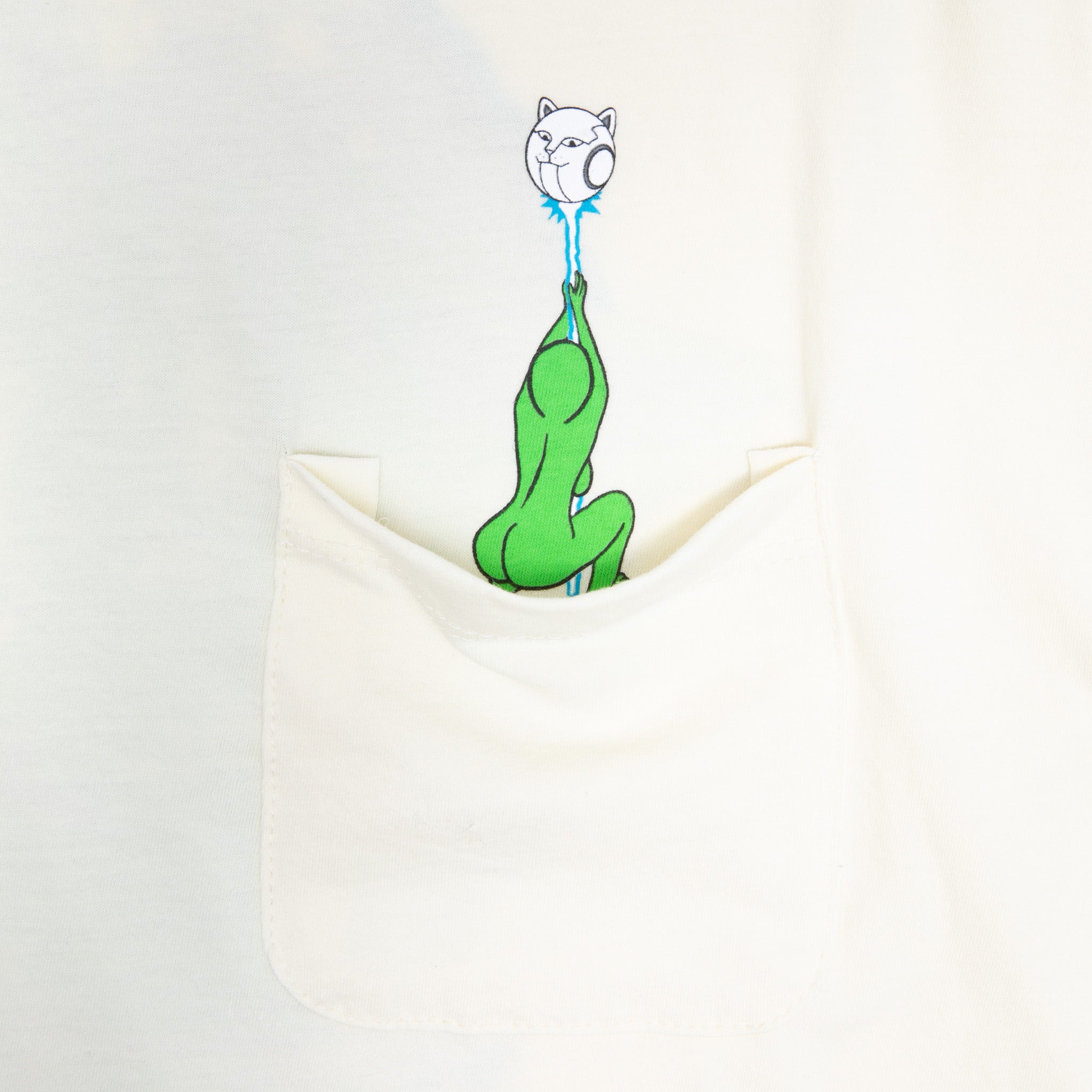 RIPNDIP Stripndip Pocket Tee (Natural)