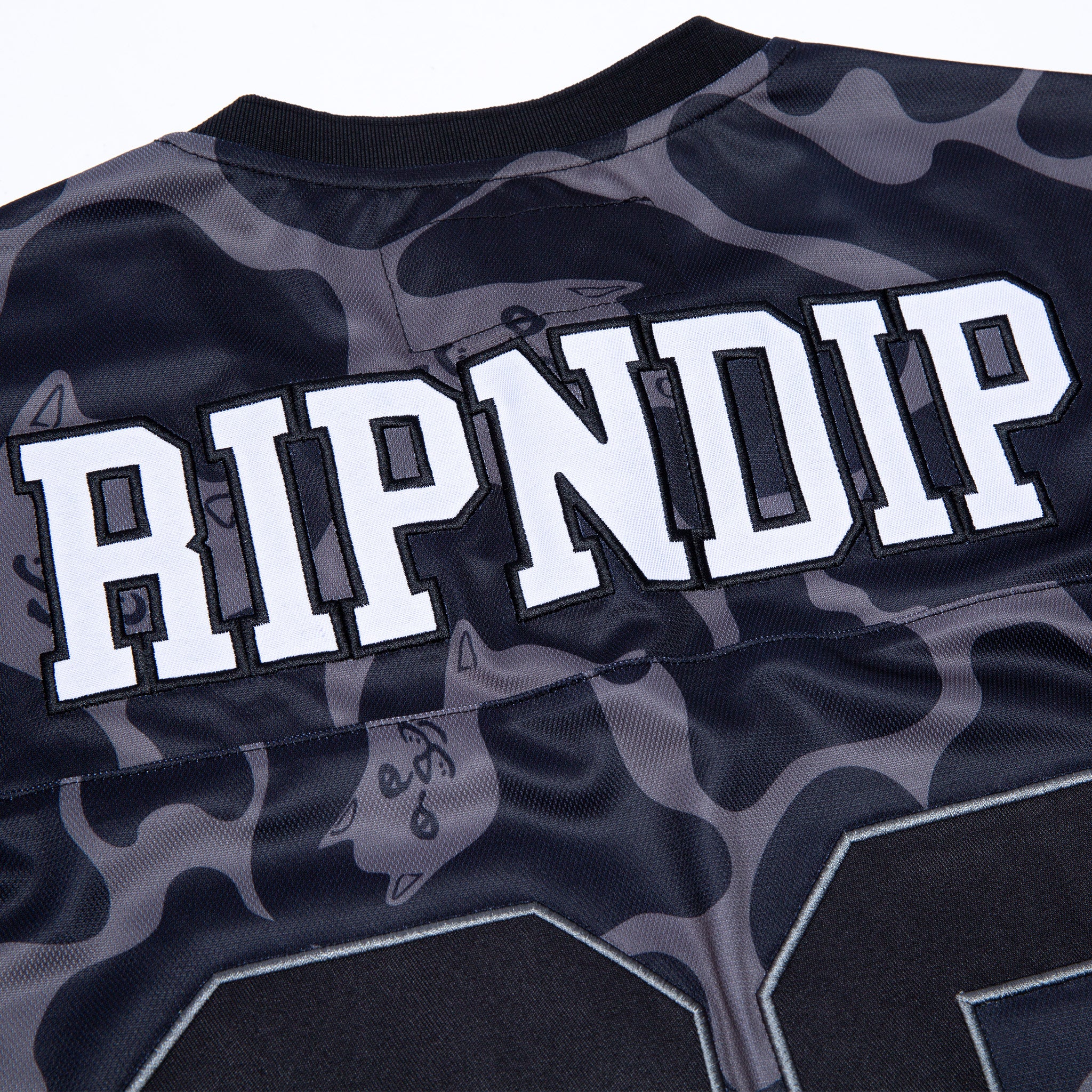 RIPNDIP Peeking Nermal Football Jersey (Black Camo)