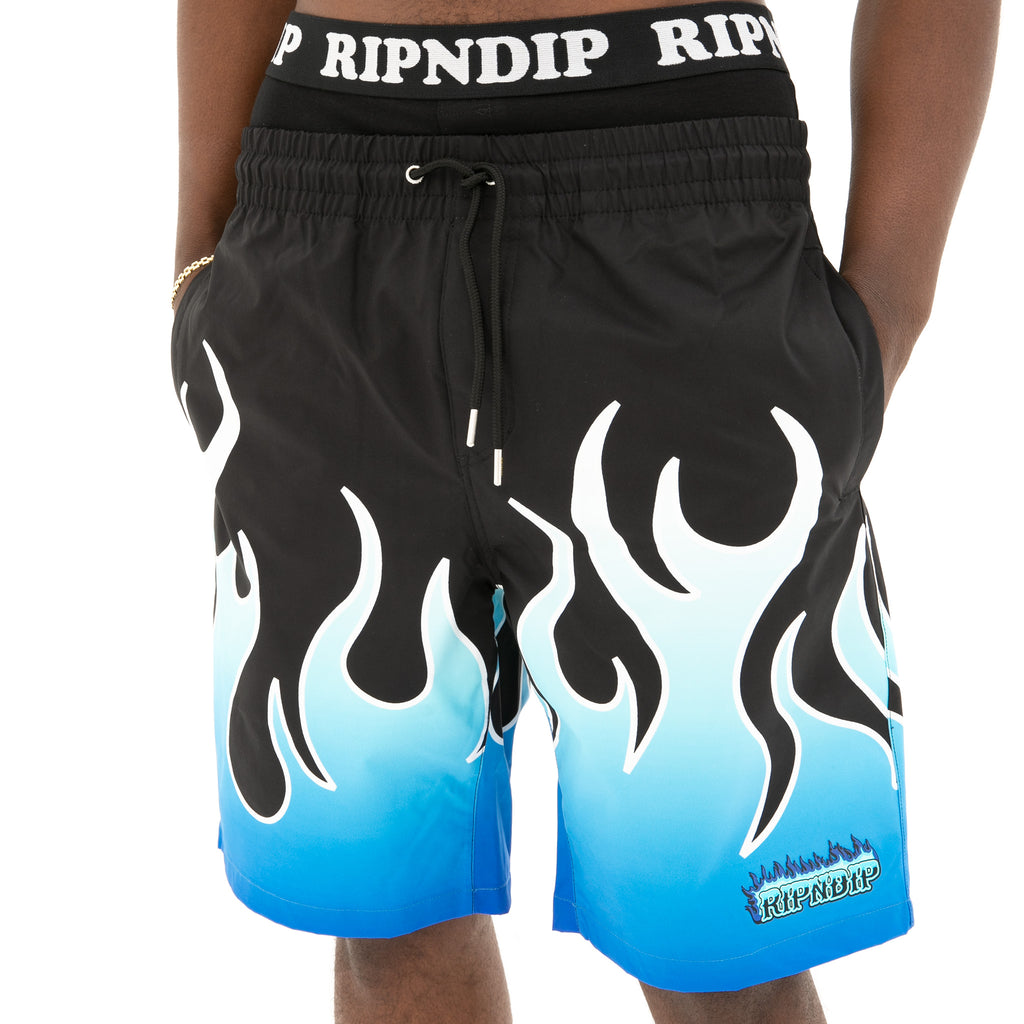 Hades Swim Shorts (Black) – RIPNDIP