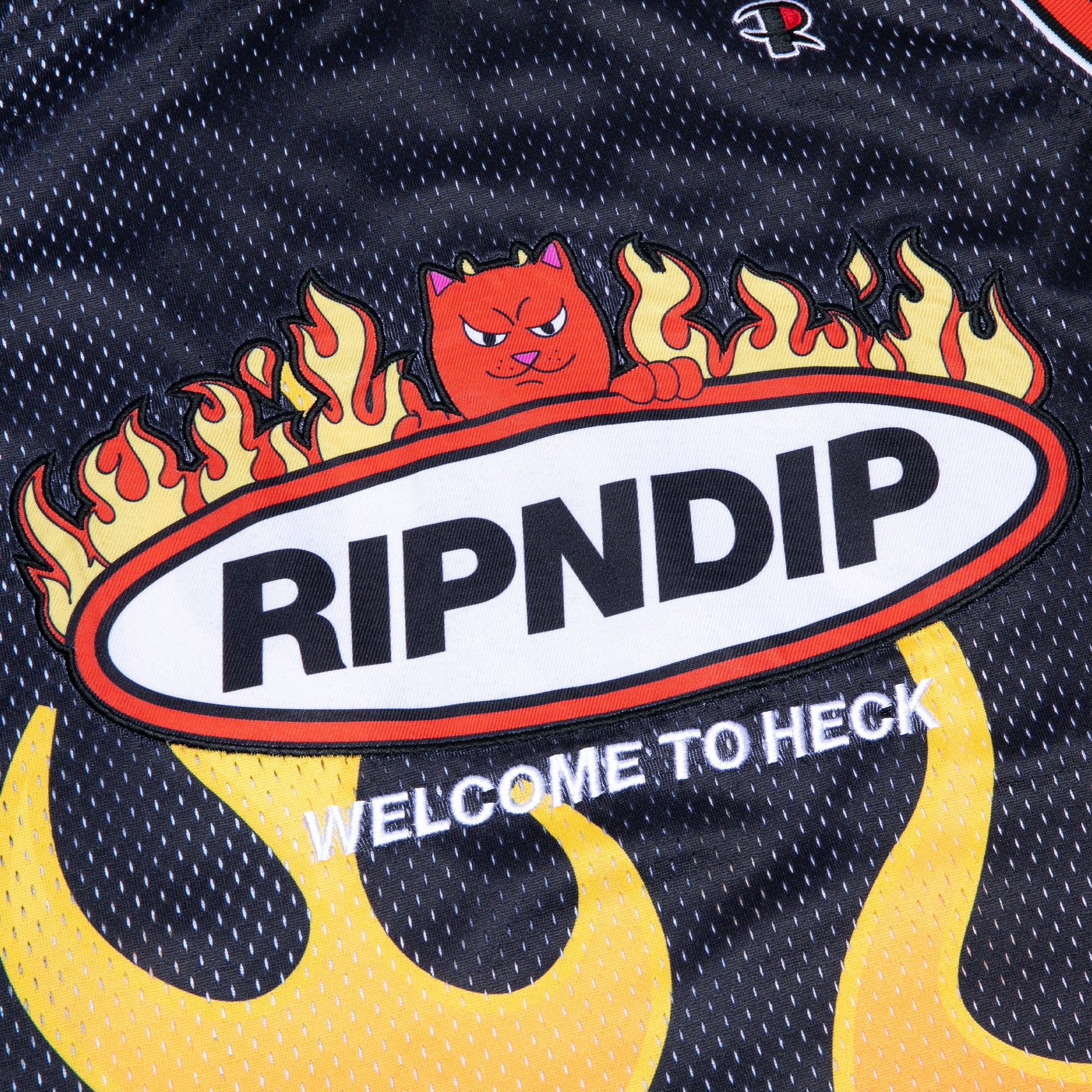 Ripndip Welcome to Heck Basketball Jersey (RND9011) Black / L