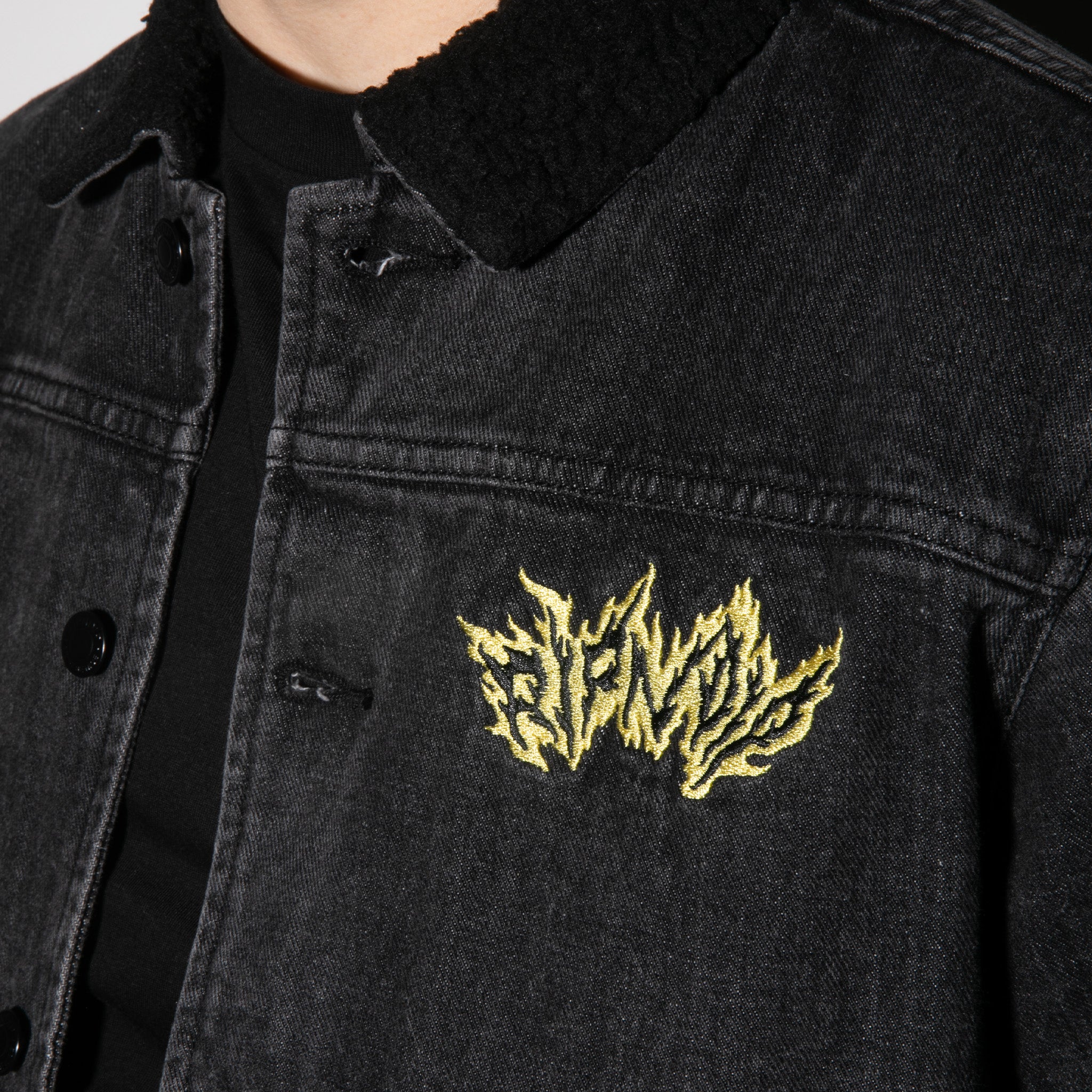 RIPNDIP Ripnlit Denim Jacket (Black Denim Wash)