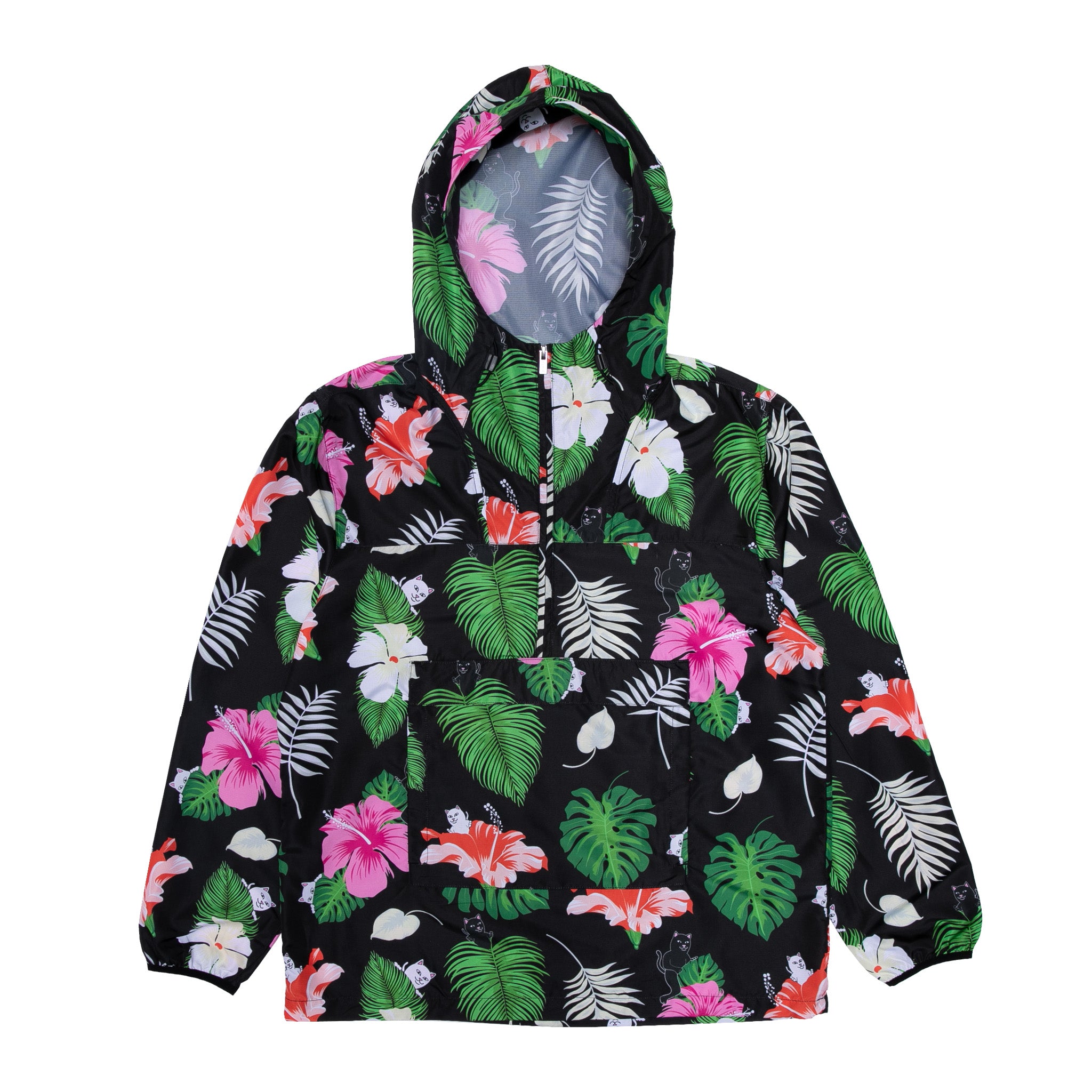 RipNDip Maui Nerm Packable Anorak Jacket (Black)