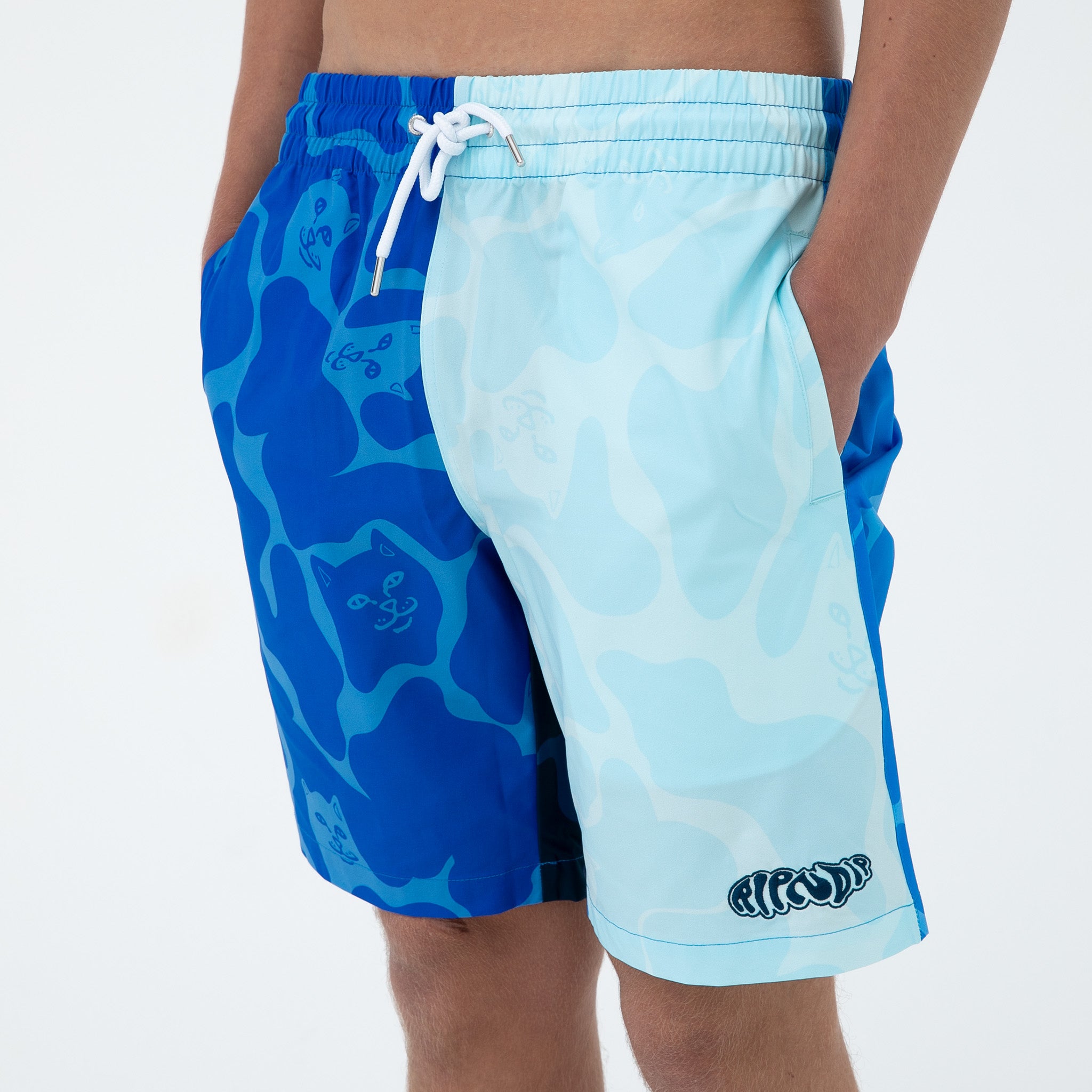 RIPNDIP Soho Swim Shorts (Blue)