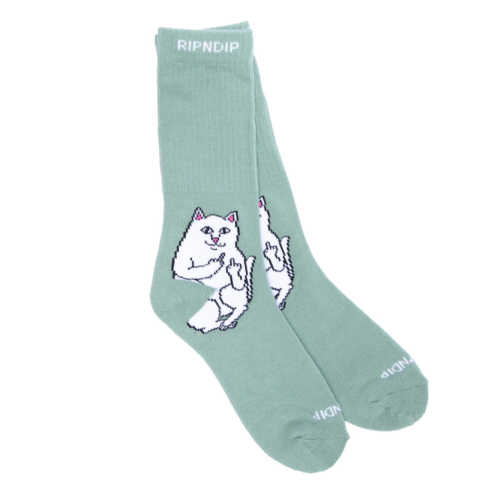 RIPNDIP Lord Nermal Socks (Pine)