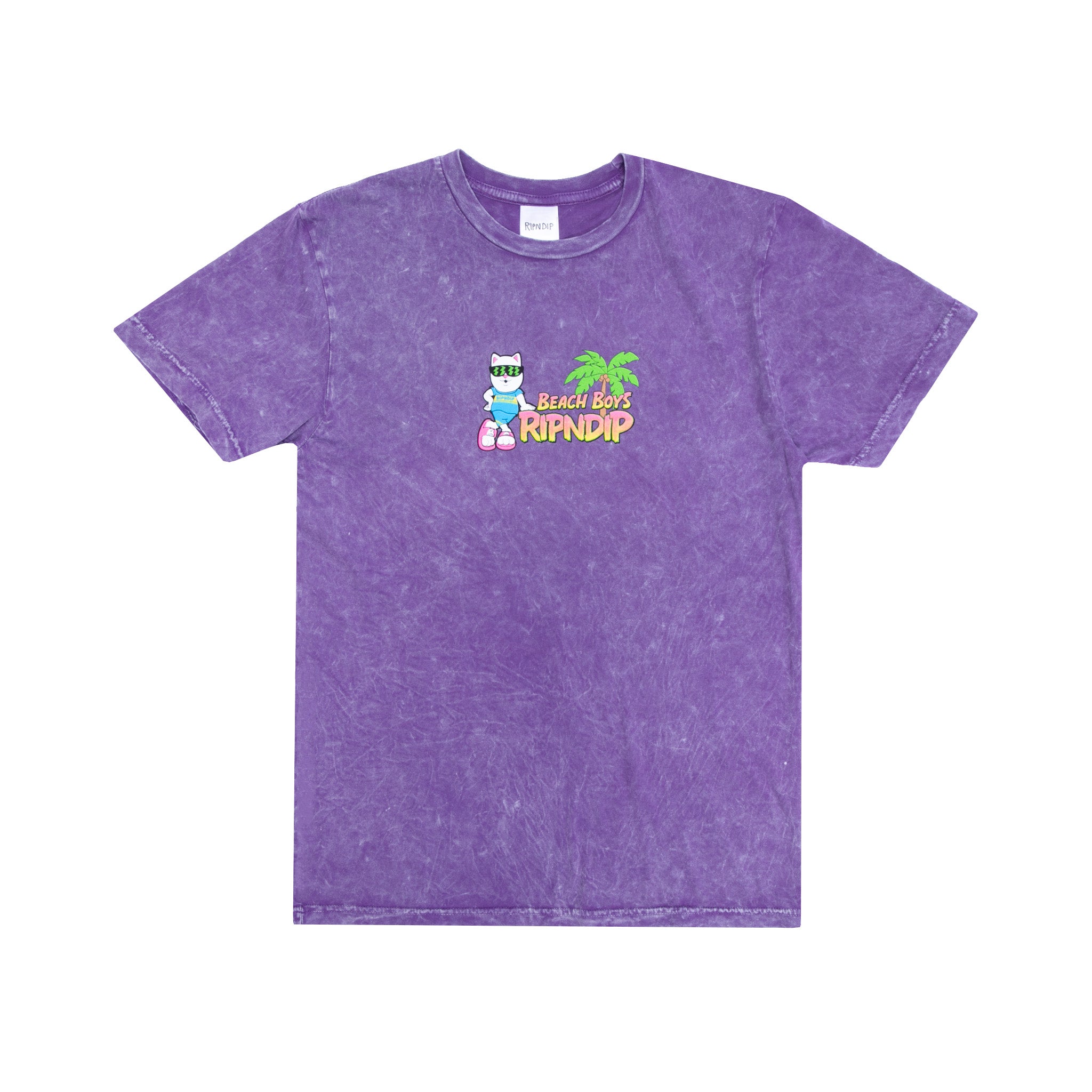 RIPNDIP Beach Boys Tee (Purple Mineral Wash)