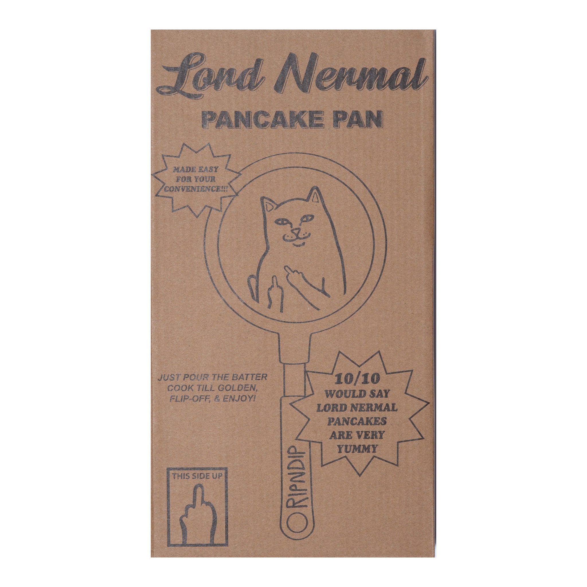 RIPNDIP Lord Nermal Pancake Pan (Black)