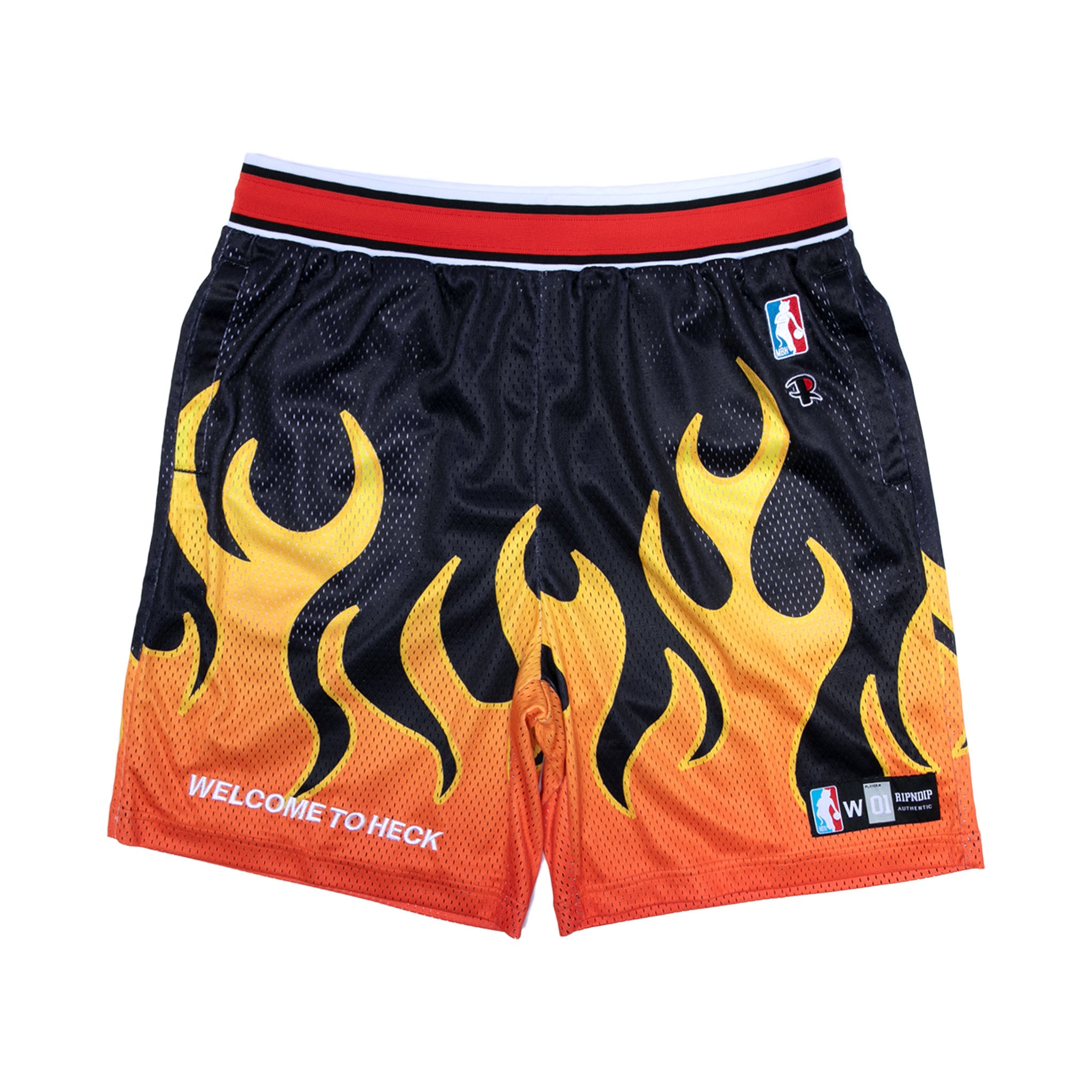 Fadeaway Basketball Shorts Red – Neverland Store