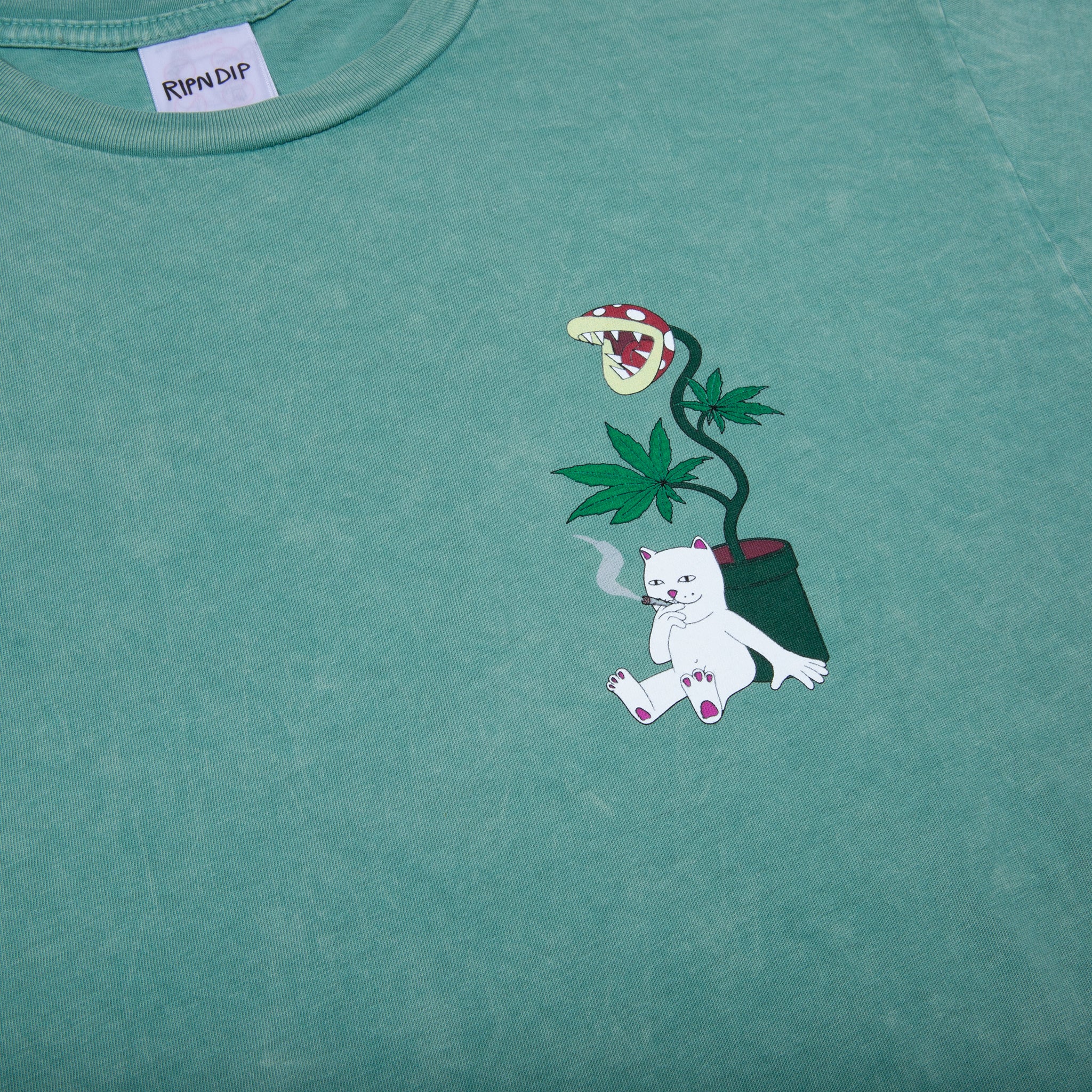 RipNDip Herb Eater Tee (Aqua Mineral Wash)