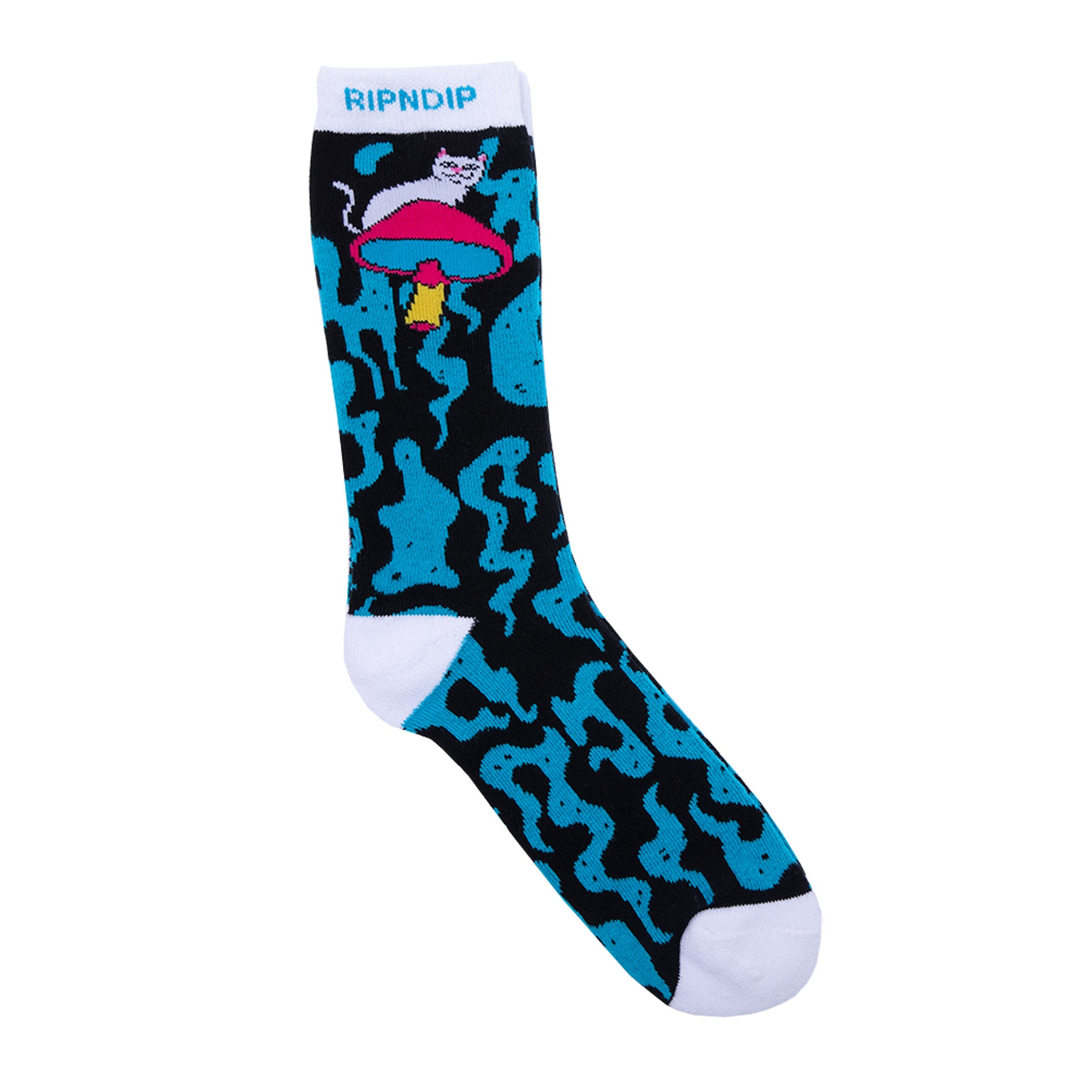 RipNDip Psychedelic Socks (Blue)