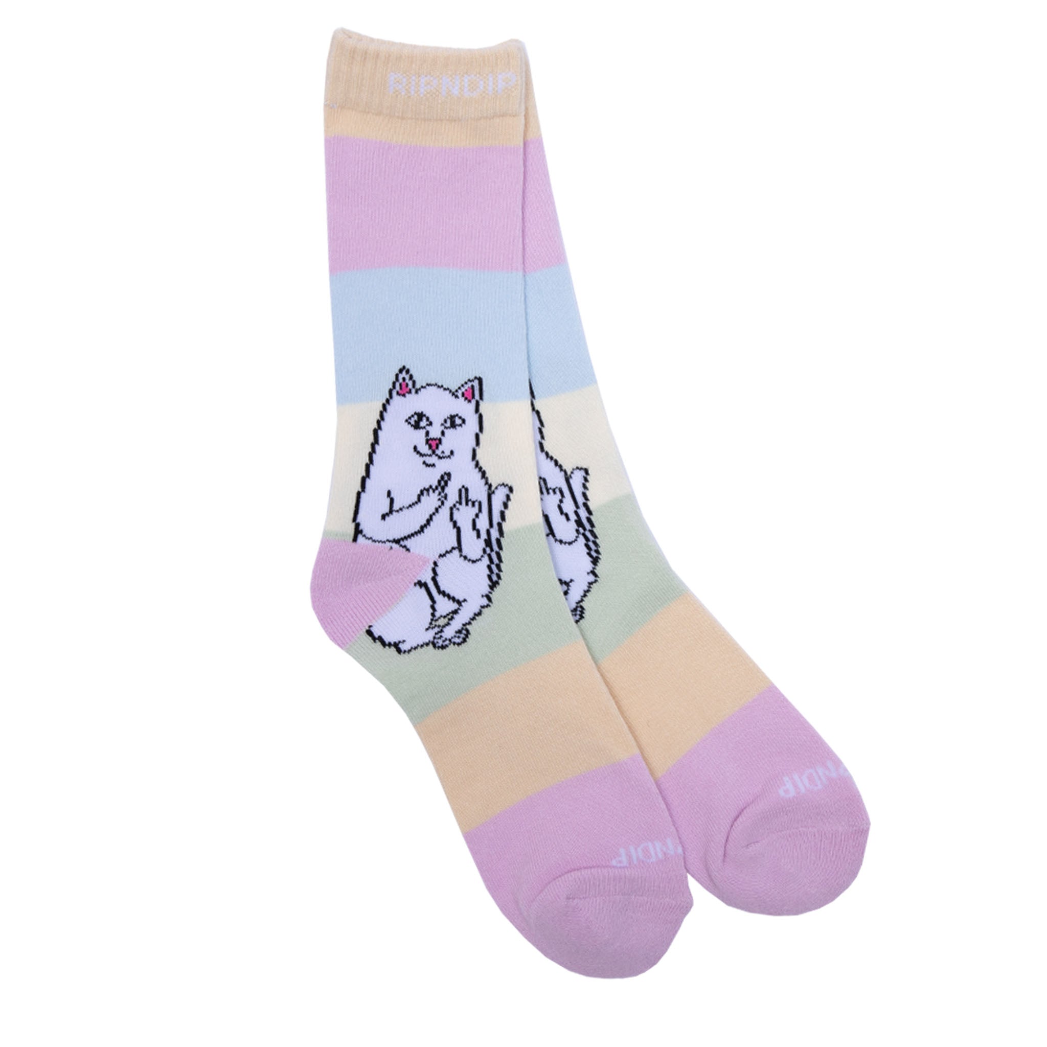 RIPNDIP Lord Nermal Mid City Socks (Pastel)