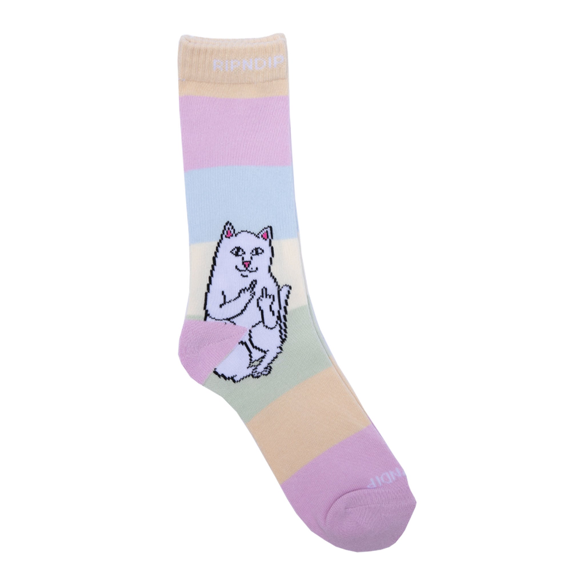 RIPNDIP Lord Nermal Mid City Socks (Pastel)